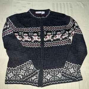 Snowman knitted sweater